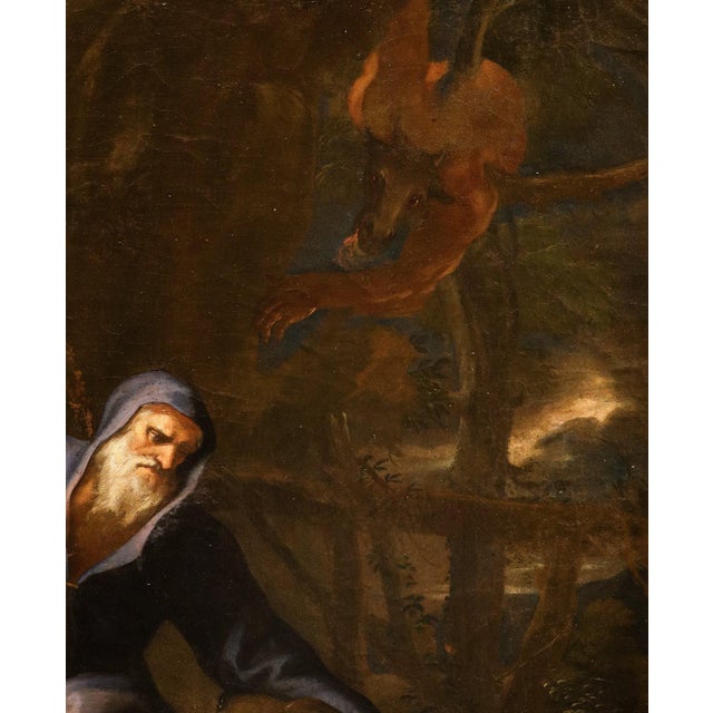 Workshop of Pier Francesco Mola ‘Il Ticinese, The Temptations of Saint Anthony, 1670, Oil on Canvas For Sale - Image 9 of 14