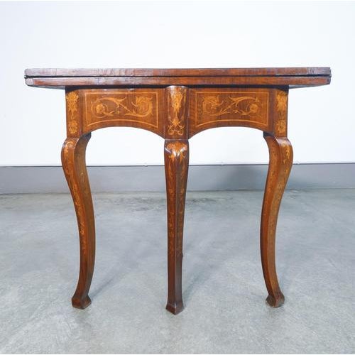 Opening Console Table in Inlaid Wood, 1800 For Sale - Image 12 of 18