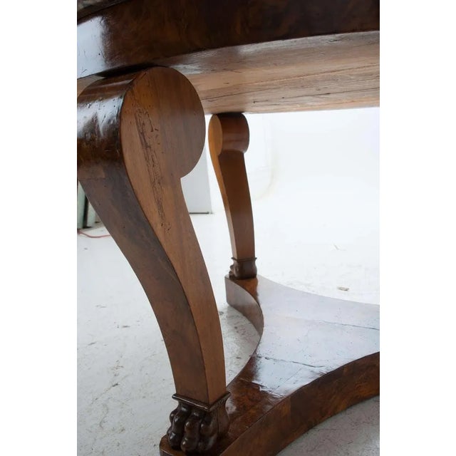 19th Century French Restauration Period Marble Center Table For Sale - Image 9 of 10