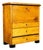 Biedermeier Secretary Desk in Solid Wood For Sale