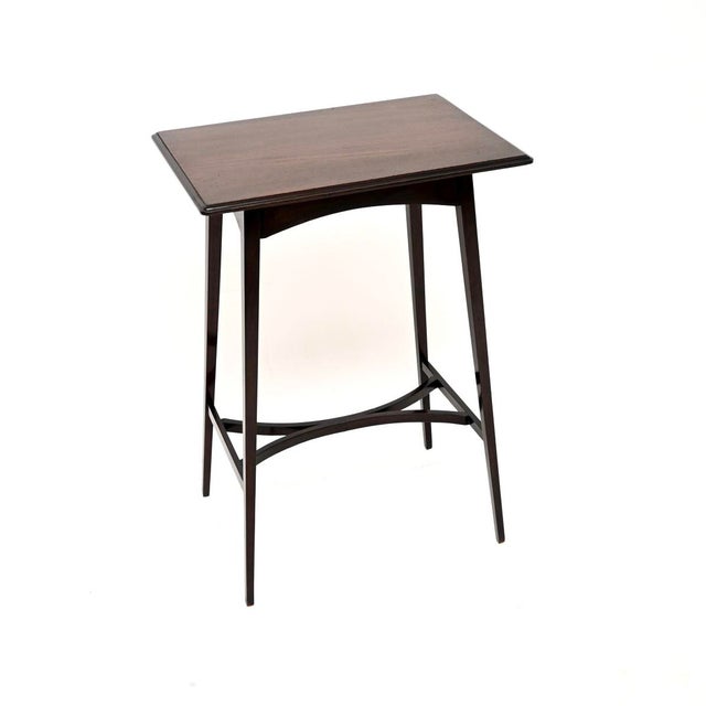 Wood Antique Edwardian Occasional Side Table, 1900s For Sale - Image 7 of 7