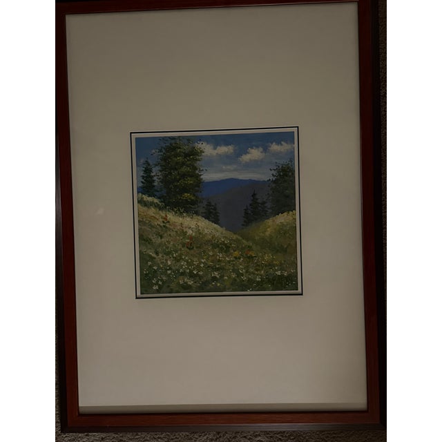 An exceptional, large-scale authentic original impressionist oil painting by American artist John Pittman. Measuring a...