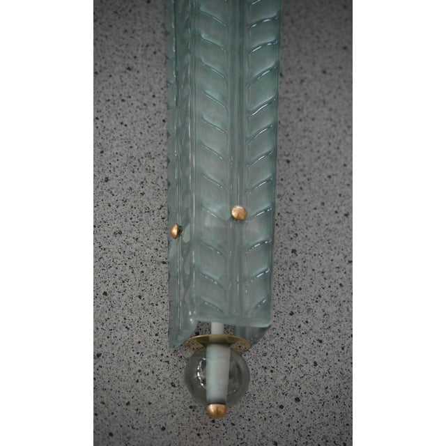 Green Murano Art Glass Wall Light, 2000s For Sale - Image 4 of 9