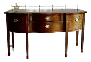 1980s Thomasville Mahogany Collection Hepplewhite Buffet/Sideboard