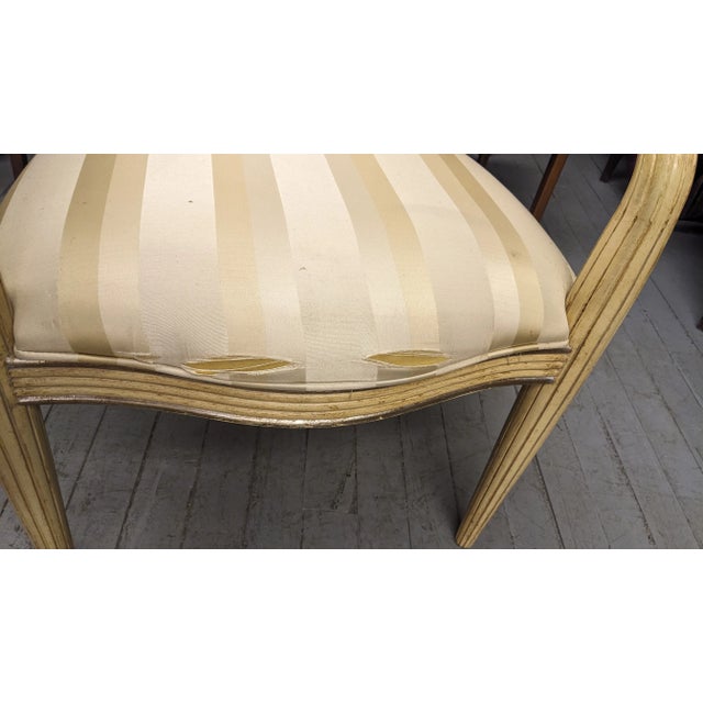 Late 20th Century Century Furniture Contemporary Pickled Oak Dining Chairs Patina Finish 3812s - Set of 6 For Sale - Image 9 of 12