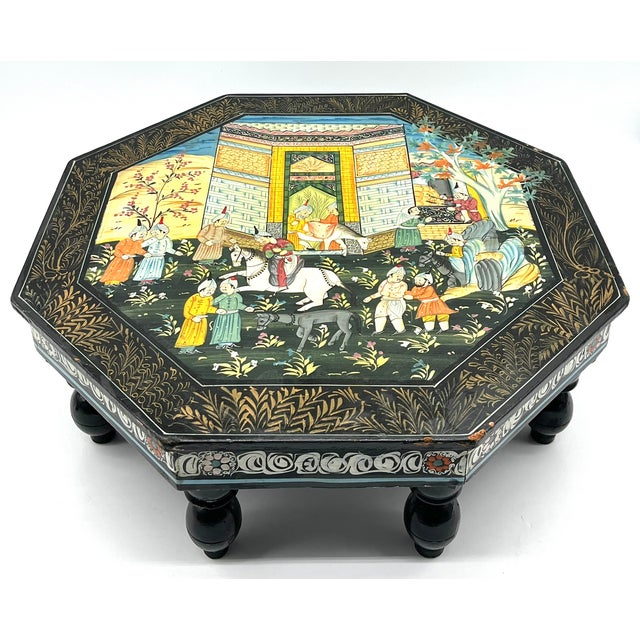 Miniature Chowki Bajot Table For Sale - Image 3 of 10