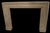 Contemporary 20th Century Minimalist Limestone Fireplace Surround in Honed Finish For Sale - Image 3 of 4