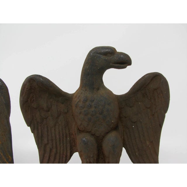 Vintage American Federal Style Cast Iron Eagle Bookends a Pair Chairish