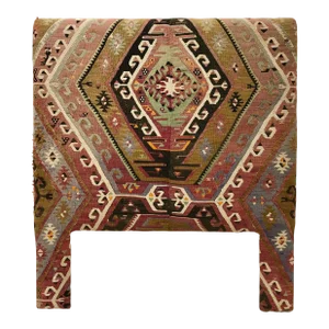 Mid 20th Century Kilim Covered Headboard