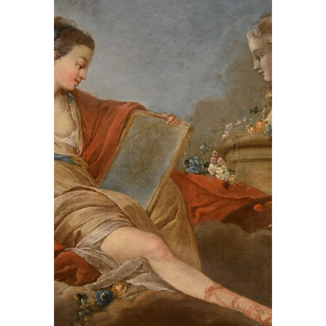 Pierre Charles Trémolières, Figure, 1730, Oil on Canvas For Sale - Image 10 of 14