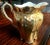 Mid 19th Century Antique Hand-Painted Gold Fine China Pitcher For Sale - Image 5 of 10