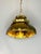 Brutalist Flame-Cut Copper Pendant Lamp attributed to Svend Aage Holm Sørensen, Denmark, 1960s For Sale - Image 3 of 10