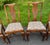 American Set of 6 Solid Mahogany Queen Anne Style Dining Chairs Early 20th Century For Sale - Image 3 of 17