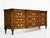 A finely crafted French Regency / Louis XVI style nine-drawer dresser by Karges, executed in richly figured burled walnut...