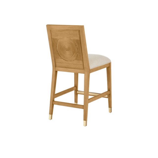 Beige Currey & Company Santos Sea Sand Side Chair, Liller Malt For Sale - Image 8 of 9