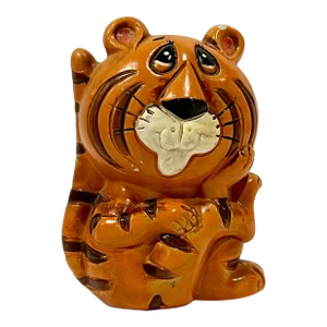 Vintage Japan Tiger Coin Bank Takahashi Style