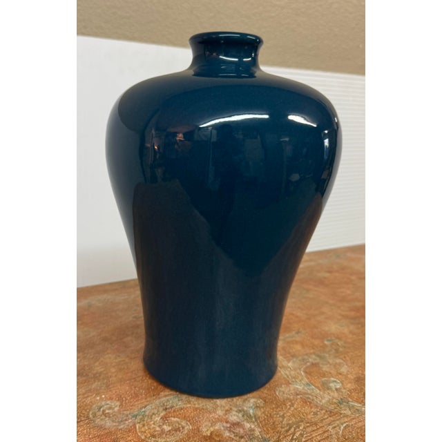 Contemporary Martino Interiors Plum Blossom Ceramic Vase For Sale - Image 3 of 12