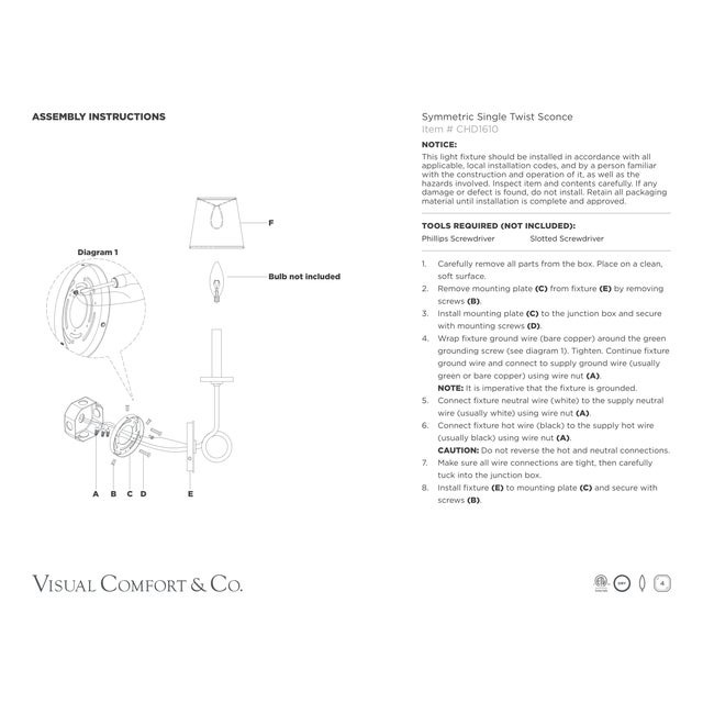 Transitional Chapman & Myers for Visual Comfort Signature Symmetric Twist Single Sconce in Polished Nickel with Linen Shade For Sale - Image 3 of 4
