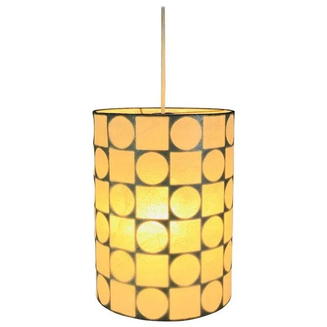 Mid-Century Modern Cocoon Pendant Lamp by Goldkant, 1960s, Germany For Sale - Image 9 of 9