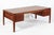 Large Mid Century Danish Modern Mahogany Wood Executive Desk, 2 Matching Avail For Sale - Image 17 of 17
