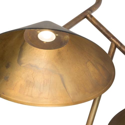 Metal Black Brass Grenverk Ceiling Lamp by Johan Carpner for Konsthantverk Tyringe For Sale - Image 7 of 10