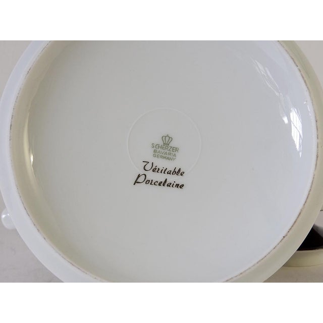 Vintage Porcelain Set from Scherzer Bavaria, Germany, 1970s, Set of 5 For Sale - Image 17 of 18