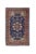 1960s Blue & Red Vintage Turkish Rug 4'8" X 5'10" For Sale In Houston - Image 6 of 6