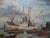 Wood Richmond Irwin Kelsey: Santa Barbara Harbor Painting For Sale - Image 7 of 7