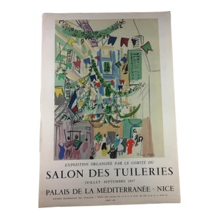 Original Mid-Century Raoul Dufy Mourlot Art Poster Circa 1957, French- For Sale