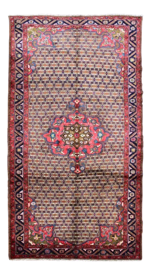 1950's Semi Vintage Hamadan Rug - 4'10" X 9' 6"