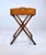 Chestnut 19th Century English Tiger Oak Butler's Tray Table For Sale - Image 8 of 15