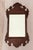 Chippendale Antique American Chippendale Style Butler's Mirror, Carved Wood Frame, Older Glass For Sale - Image 3 of 8