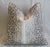 Linen Antelope Deer Fawn Animal Pattern Linen & Velvet Feather/Down Pillow Square For Sale - Image 8 of 8