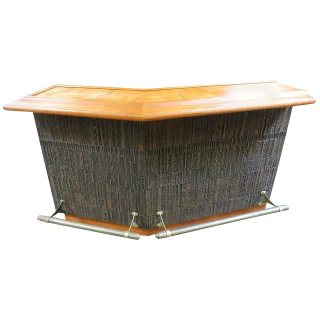 Billy Joe McCarroll & David Gillespe Brutalist Bar For Sale