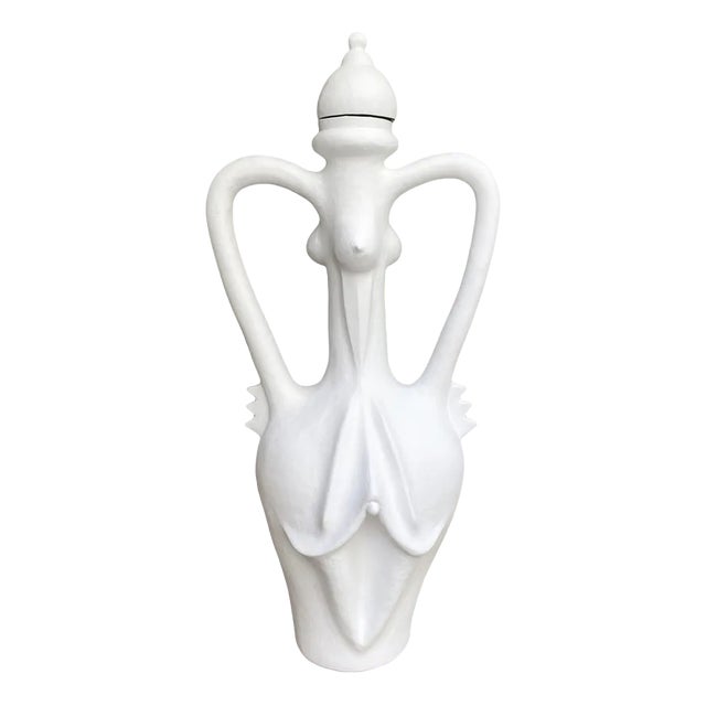 Amphora Sculpture with Vulva by Alejandro Lucadamo, 2010 For Sale