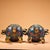 Pair of Vintage Chinese Cloisonné Enamel & Gilt Bronze Dragon Censers / Incense Burners For Sale - Image 4 of 10