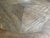 Arhaus Arhaus Round Dining Table-Solid Parquet Wood Top & Iron Ring Base For Sale - Image 4 of 5