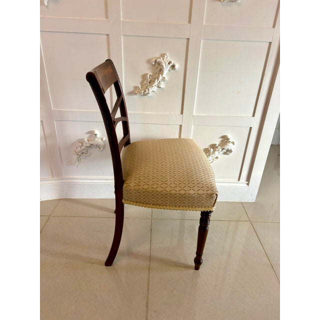 Wood Antique George III Sheraton Dining Chairs, 1780, Set of 8 For Sale - Image 7 of 17