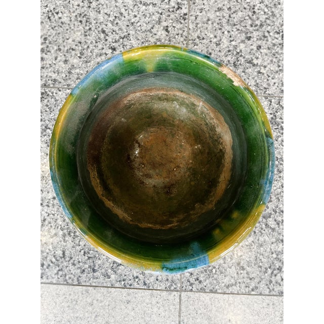 Vintage Majolica Ceramic Planters - A Pair For Sale - Image 12 of 13