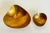 Mid-Century Modern 1960s Pair of Raymor Organically Shaped Brass Finger Trinket Bowls For Sale - Image 3 of 12