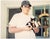 Tracey Baran (American, 1975-2008), Untitled (Man Holding a Black and White Kitten), Chromogenic Print in Colors, 1998,...