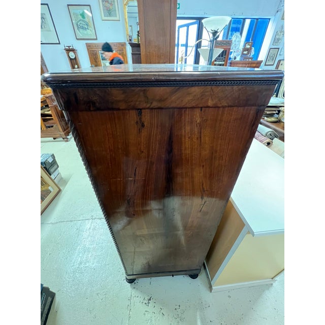 Brown Vintage Wardrobe in Wood, 1950s For Sale - Image 8 of 16