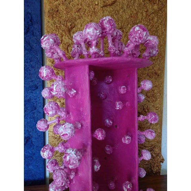 Metal # One-of-a-Kind Contemporary Oversized Sculptural Table Lamp For Sale - Image 7 of 12