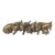 Vintage Signed Arthur Court Bronze Paperweight of Dogs, 1979 For Sale