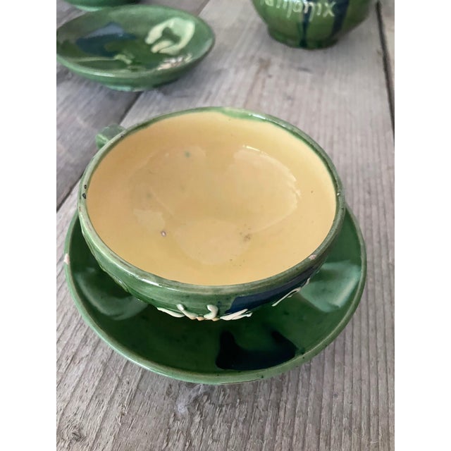 Ceramic Tableware from Chamonix, 1960s, Set of 9 For Sale - Image 10 of 12
