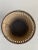French Red & Gold Tole Cachepot With Lion Head Handles and Pierced Gallery Rim For Sale - Image 9 of 10