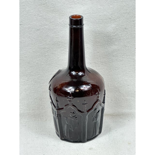 Late 18th Century Antique Amber Figural Monk Bottle For Sale - Image 5 of 12
