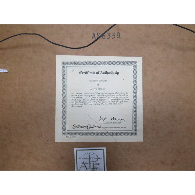 "Pierrot Lumaire" Signed Lithograph Print by Judith Bledsoe For Sale - Image 4 of 5