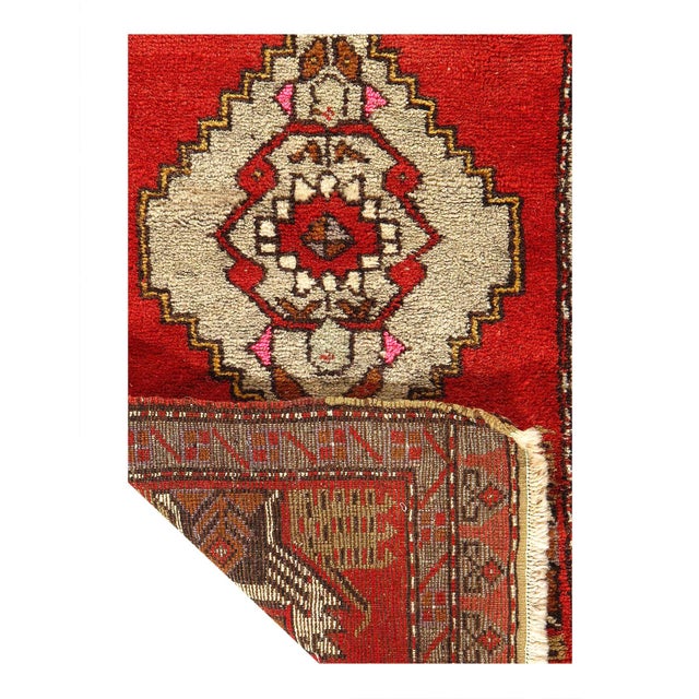 Traditional Antique Turkish Oushak Rug 1'8"x 3'3" For Sale - Image 3 of 3