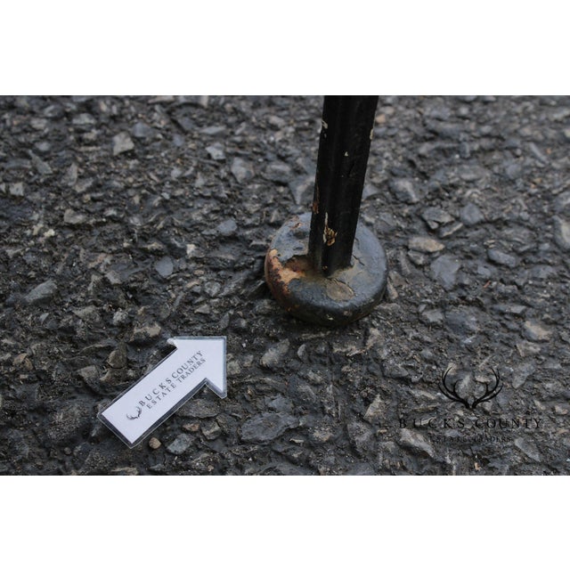 Meadowcraft Vintage Wrought Iron Outdoor Garden Sofa For Sale - Image 12 of 12